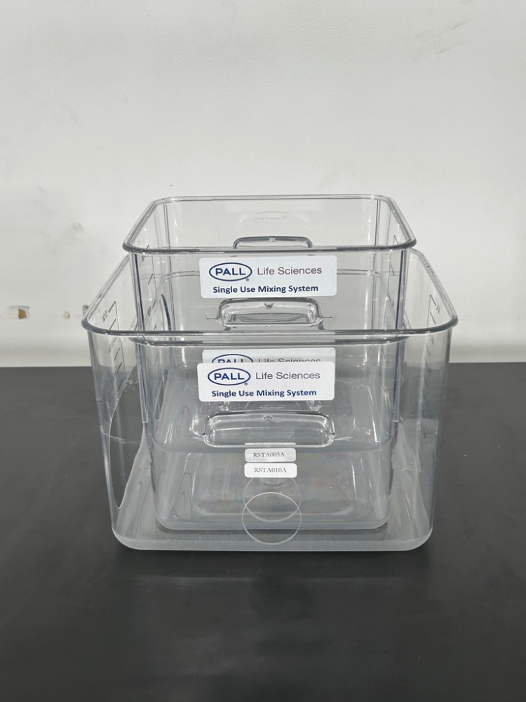 Image of Pall Life Science Single Use Mixing System Clear Bins